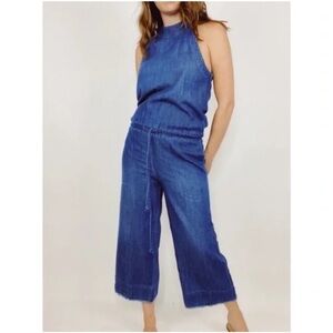 Cloth & Stone Denim Jean Coveralls Jumpers Romper Size Small
